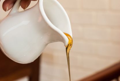 Varios sabores de sirope